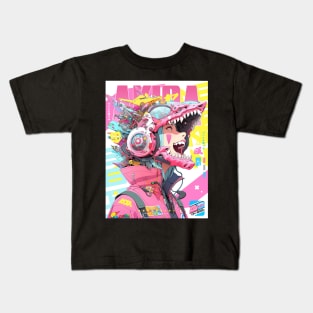 AKIBA DRIP - 🟡🩷🟡 ✦ WOLF TRIBE PRINCESS ✦ 」 🟡🩷🟡 ANIME MANGA NEXTLVL ART Kids T-Shirt